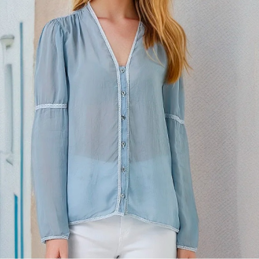 Silk cupro top by Maven West